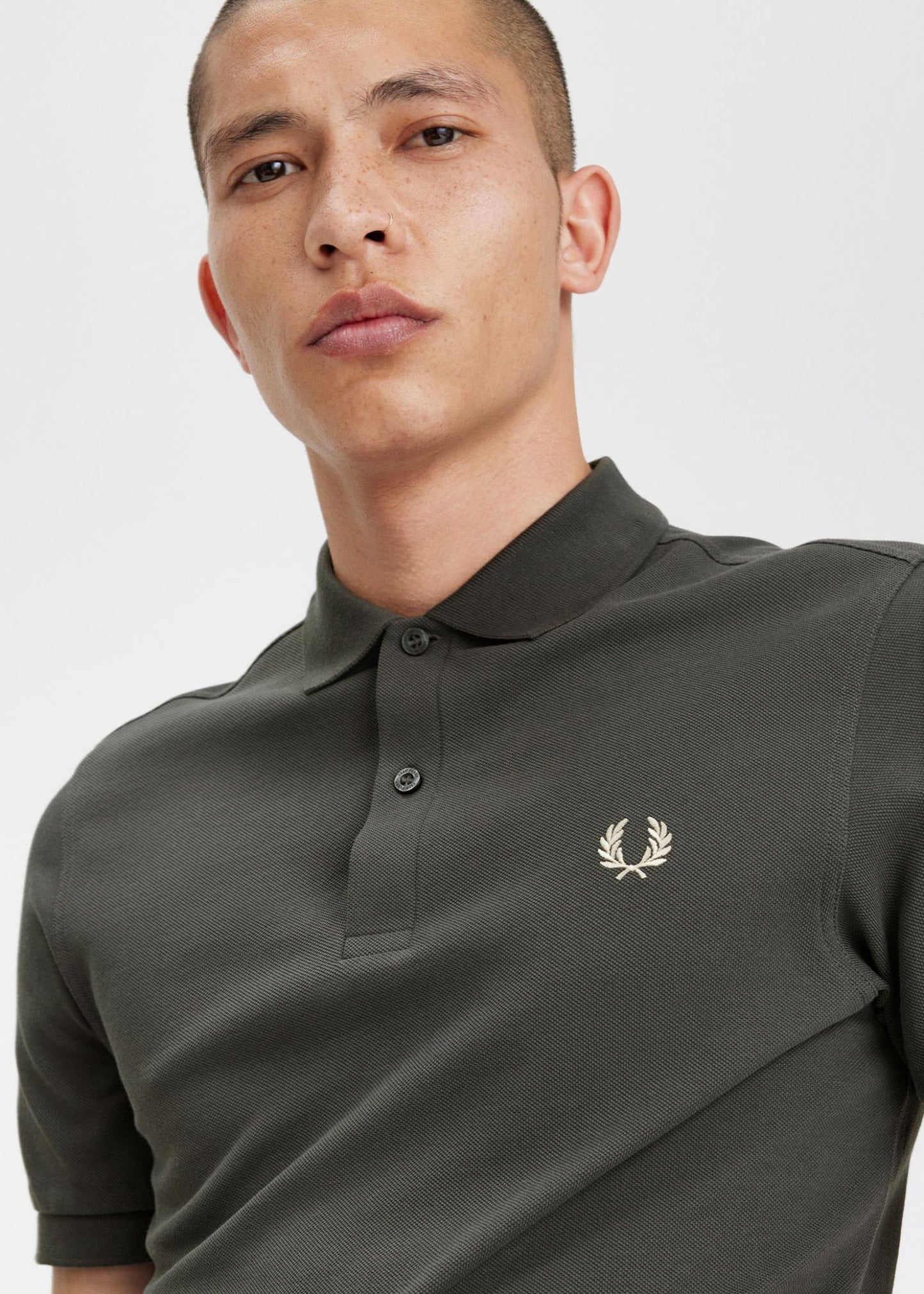 Fred Perry Polo's Plain fred perry shirt - fieldgreen oatmeal