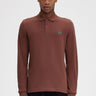 Fred Perry Longsleeve Polo's LS plain fred perry shirt - whisky brown