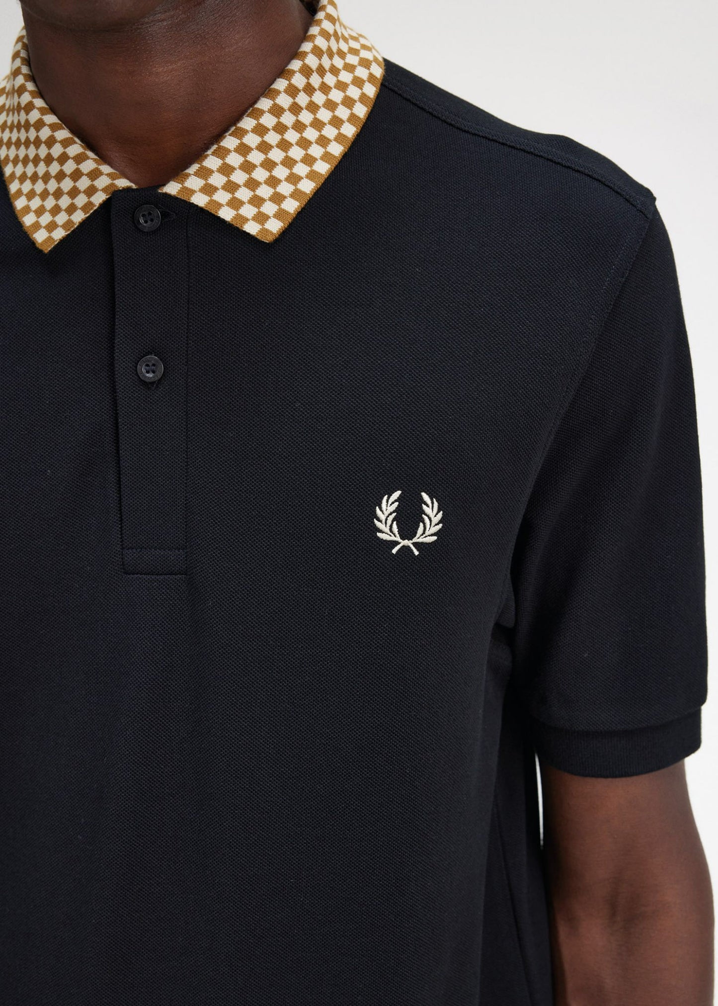 Fred Perry Polo's Collar detail polo shirt - black