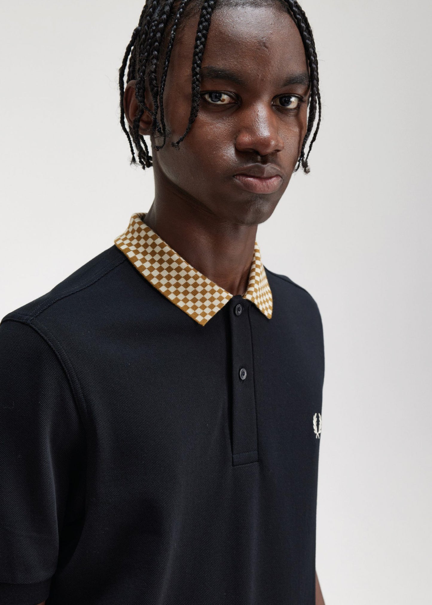 Fred Perry Polo's Collar detail polo shirt - black
