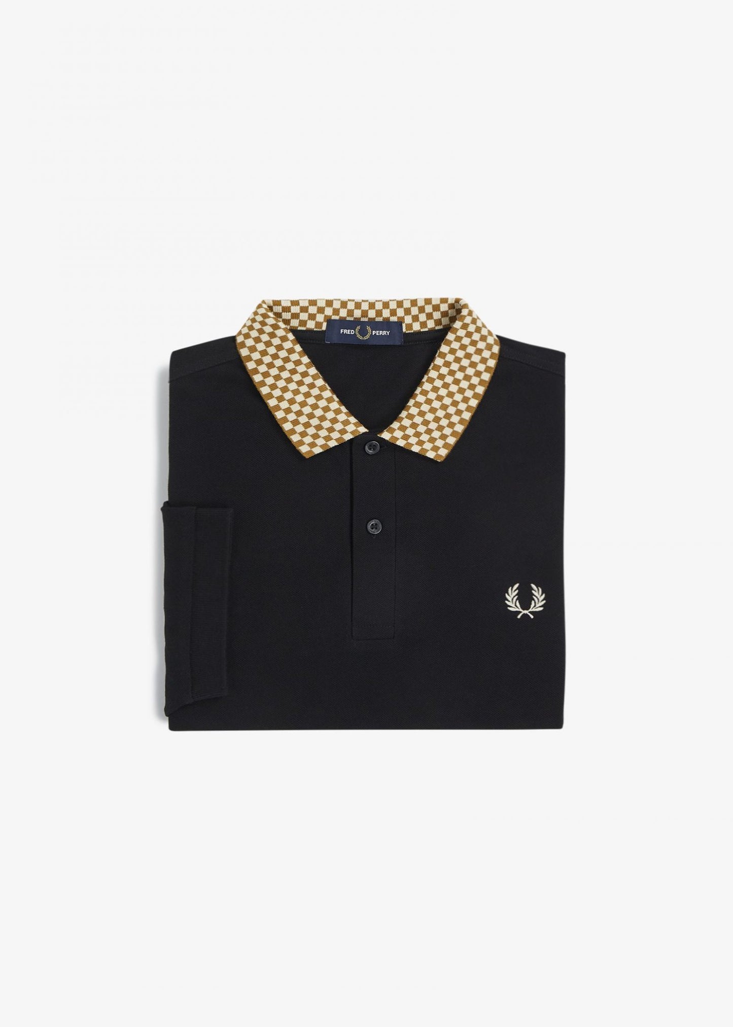 Fred Perry Polo's Collar detail polo shirt - black