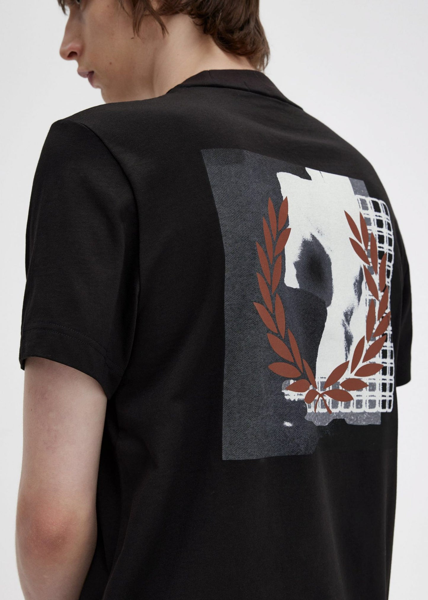 Fred Perry T-shirts Rave graphic t-shirt - black
