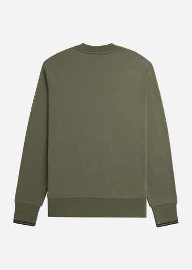 Fred Perry Truien Crew neck sweatshirt - laurel wreath green night green