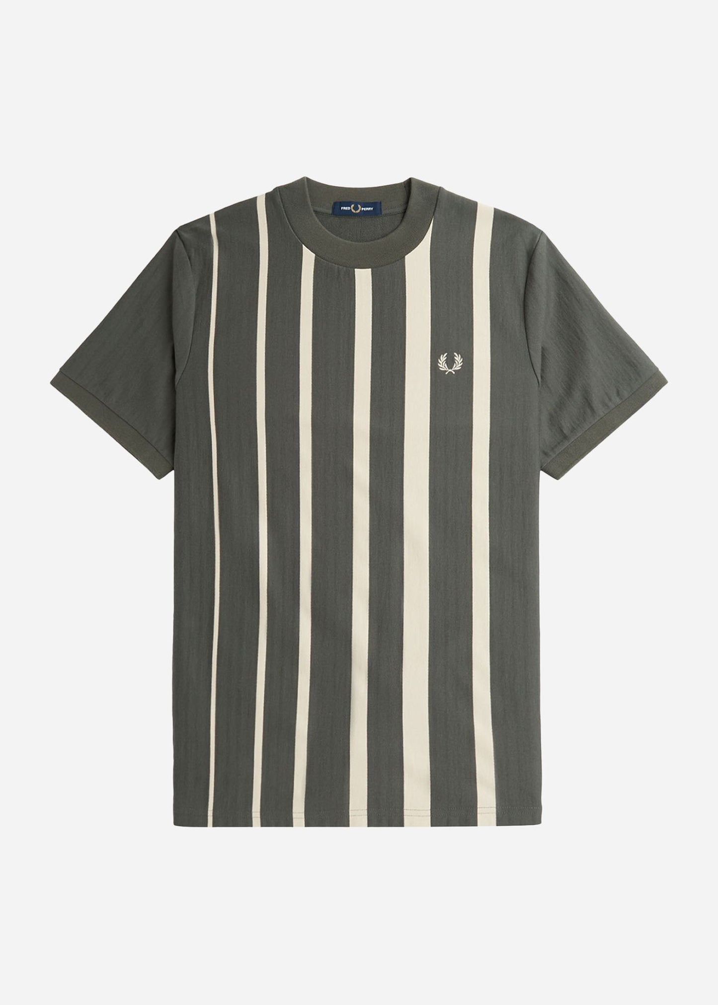 Fred Perry T-shirts Gradient stripe t-shirt - field green