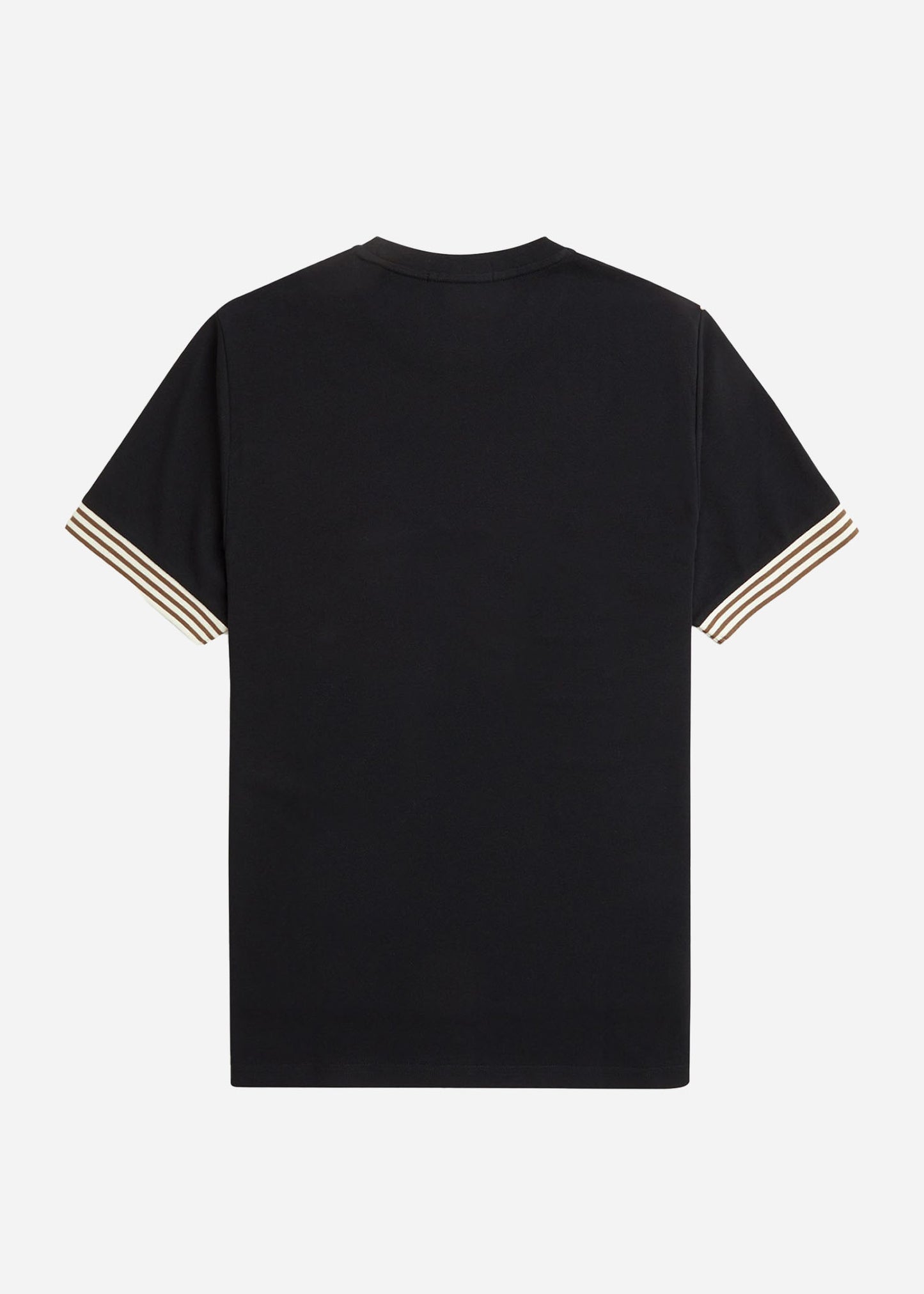 Fred Perry T-shirts Striped cuff t-shirt - black