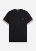 Fred Perry T-shirts Striped cuff t-shirt - black
