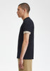 Fred Perry T-shirts Striped cuff t-shirt - black