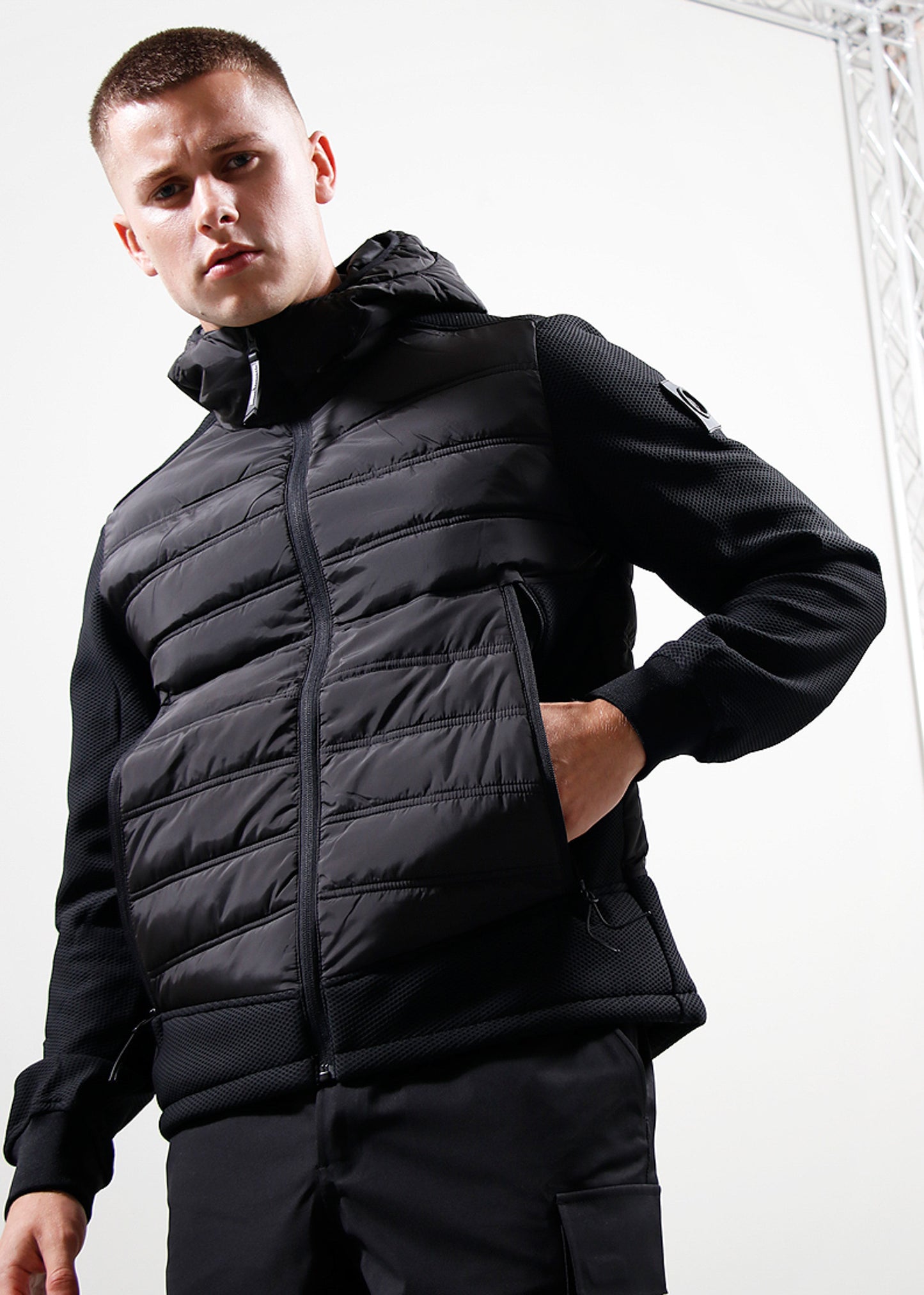 Marshall Artist Jassen Hybrid softshell jacket - black
