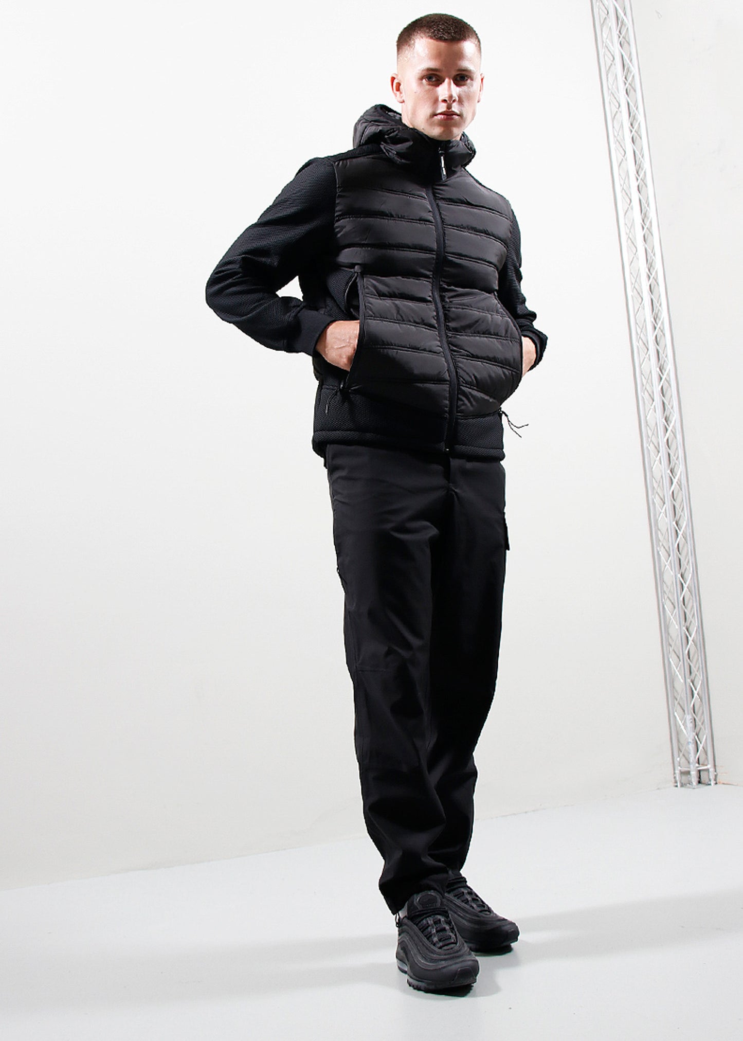 Marshall Artist Jassen Hybrid softshell jacket - black