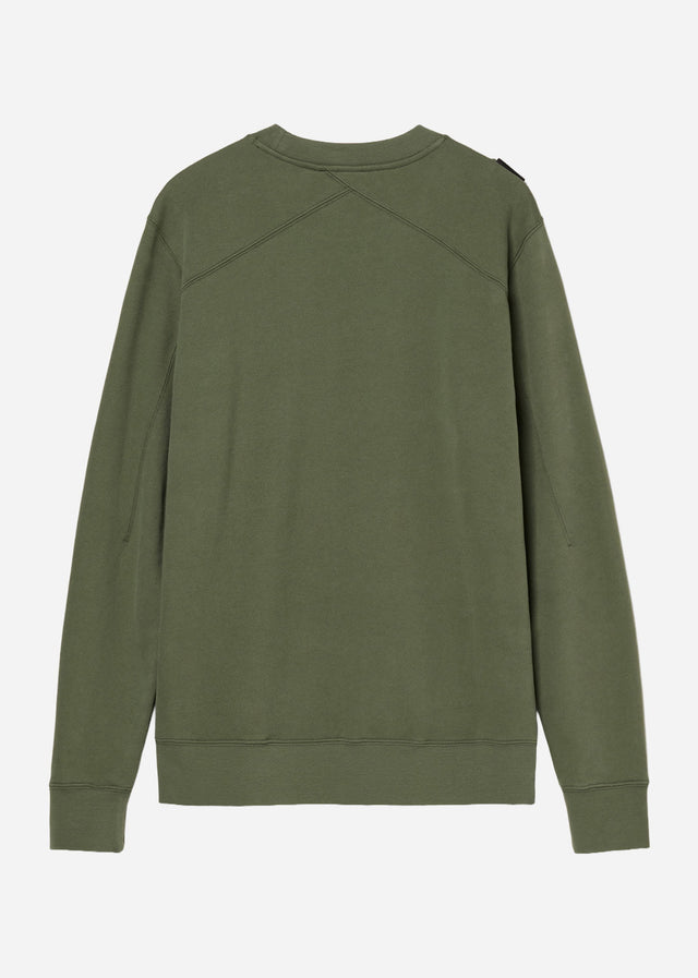 MA.Strum Truien Mastrum crew sweat - bronze green