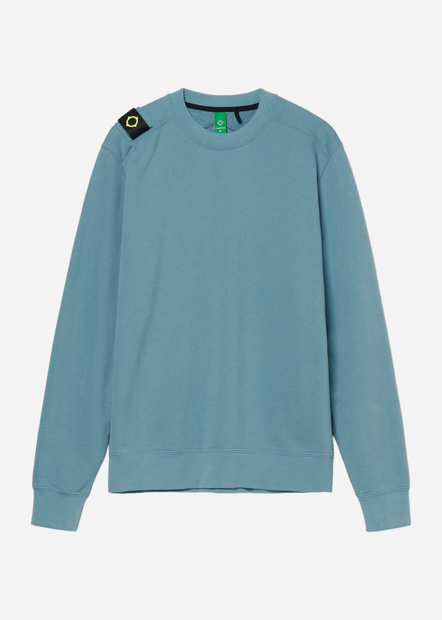 MA.Strum Truien Mastrum crew sweat - aegean blue