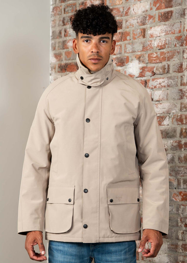 Barbour Jackets Winter ashby waterproof jacket - washed stone
