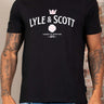 Lyle & Scott T-shirts Cheers to traditional graphic t-shirt - jet black