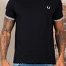 Fred Perry T-shirts Twin tipped t-shirt - black