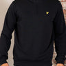 Lyle & Scott Truien Loopback quarter zip sweat - jet black