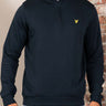 Lyle & Scott Truien Loopback quarter zip sweat - dark navy