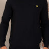 Lyle & Scott Truien Cotton merino crew neck jumper - jet black