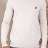 Lyle & Scott Truien Cotton merino quarter zip jumper - cove