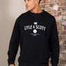 Lyle & Scott Truien Cheers to traditional graphic crew neck - jet black