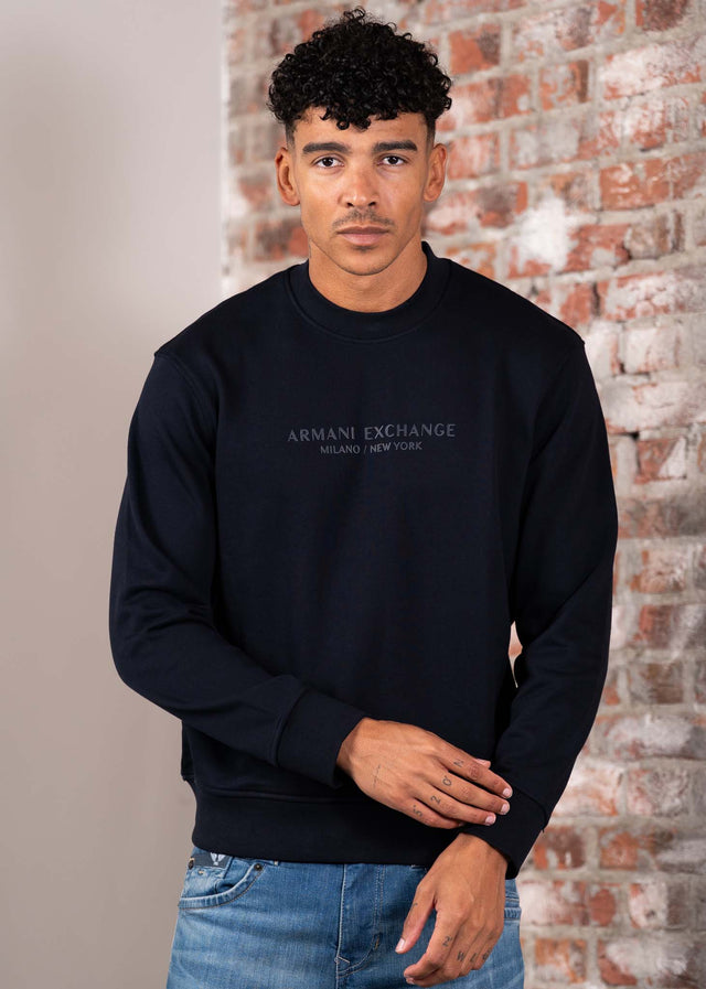 Armani Exchange Truien Sweatshirt - deep navy