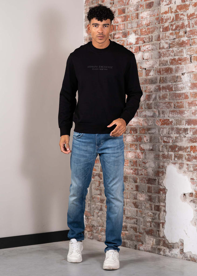 Armani Exchange Truien Sweatshirt - black