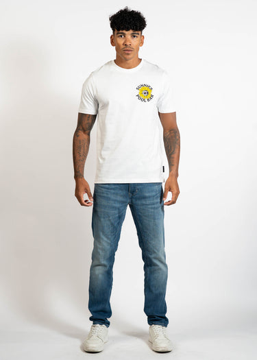 Lyle & Scott T-shirts Sunnies pool bar graphic t-shirt - white