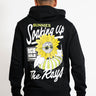 Lyle & Scott Hoodies Sunnies pool bar graphic pullover hoodie - jet black