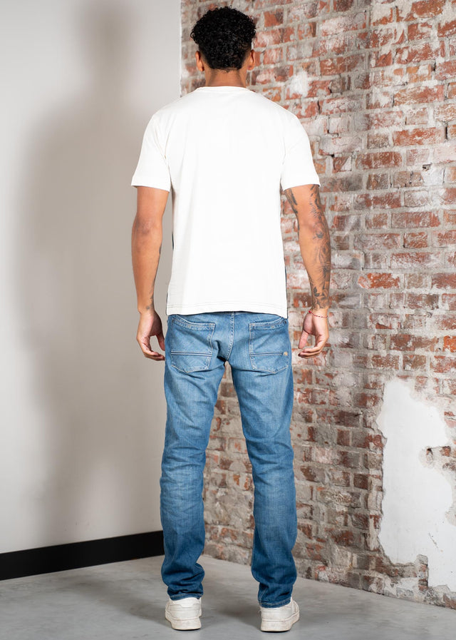 Ellesse T-shirts Venire tee - off white dark green