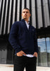 Lacoste Vesten A Zip through sweater - navy blue