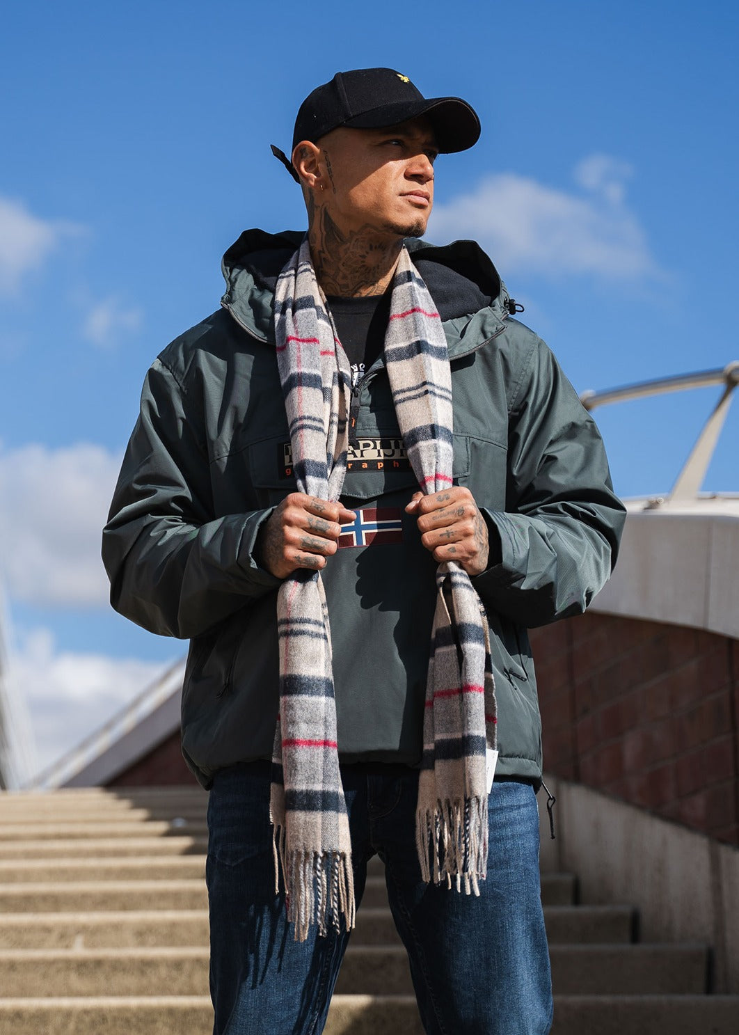 Barbour Sjaals Yaxley tartan scarf - dress tartan