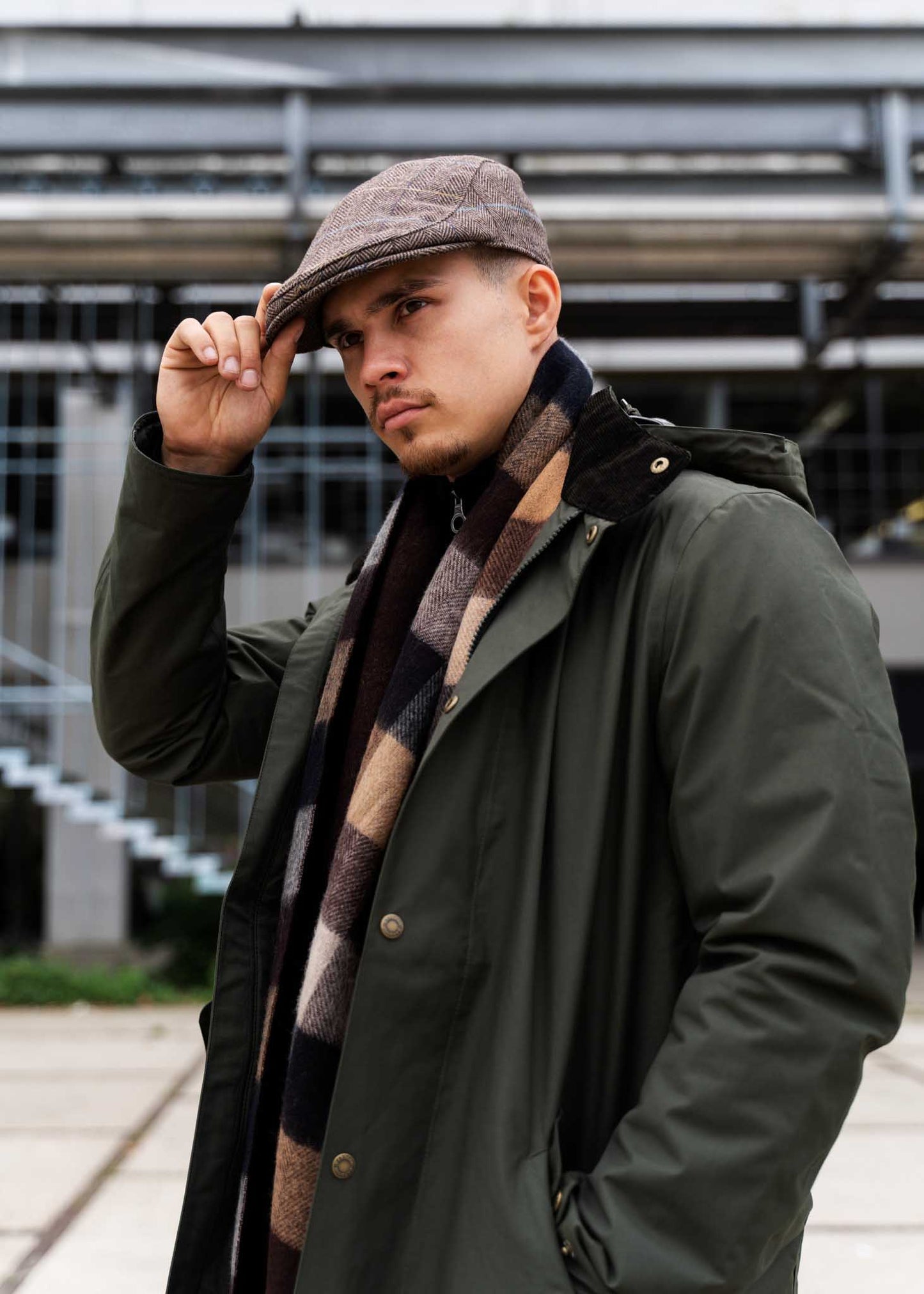 Barbour Jassen Chelsea mac jacket - olive forest mist