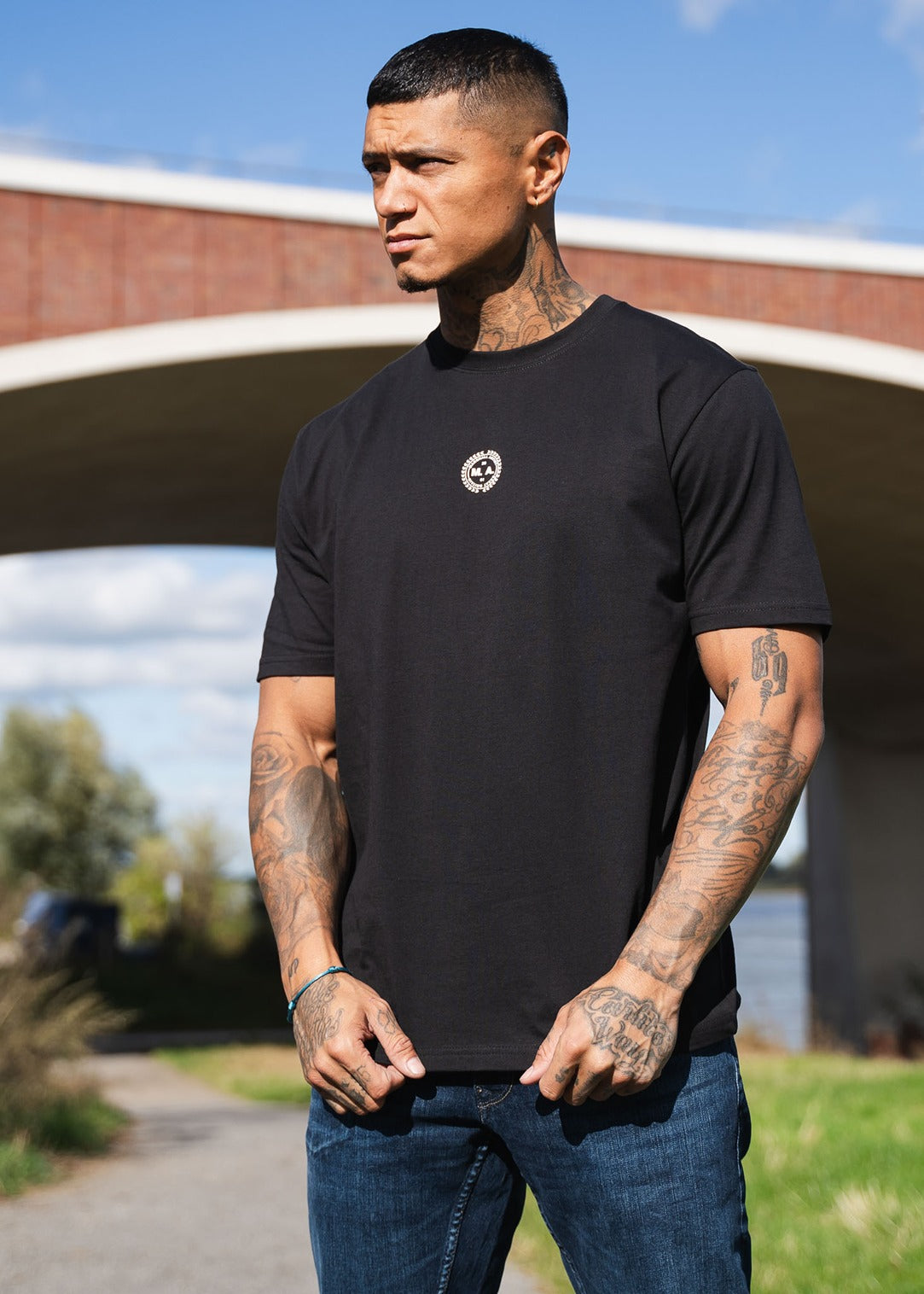 Marshall Artist T-shirts Wireframe graphic t-shirt - black