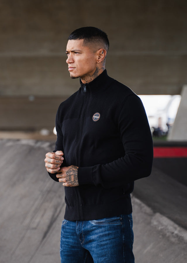 Napapijri Cardigans Derri full zip vest - black