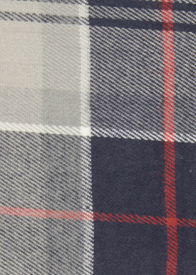 Barbour Scarves Swinton beanie & galingale scarf gift set - blue granite