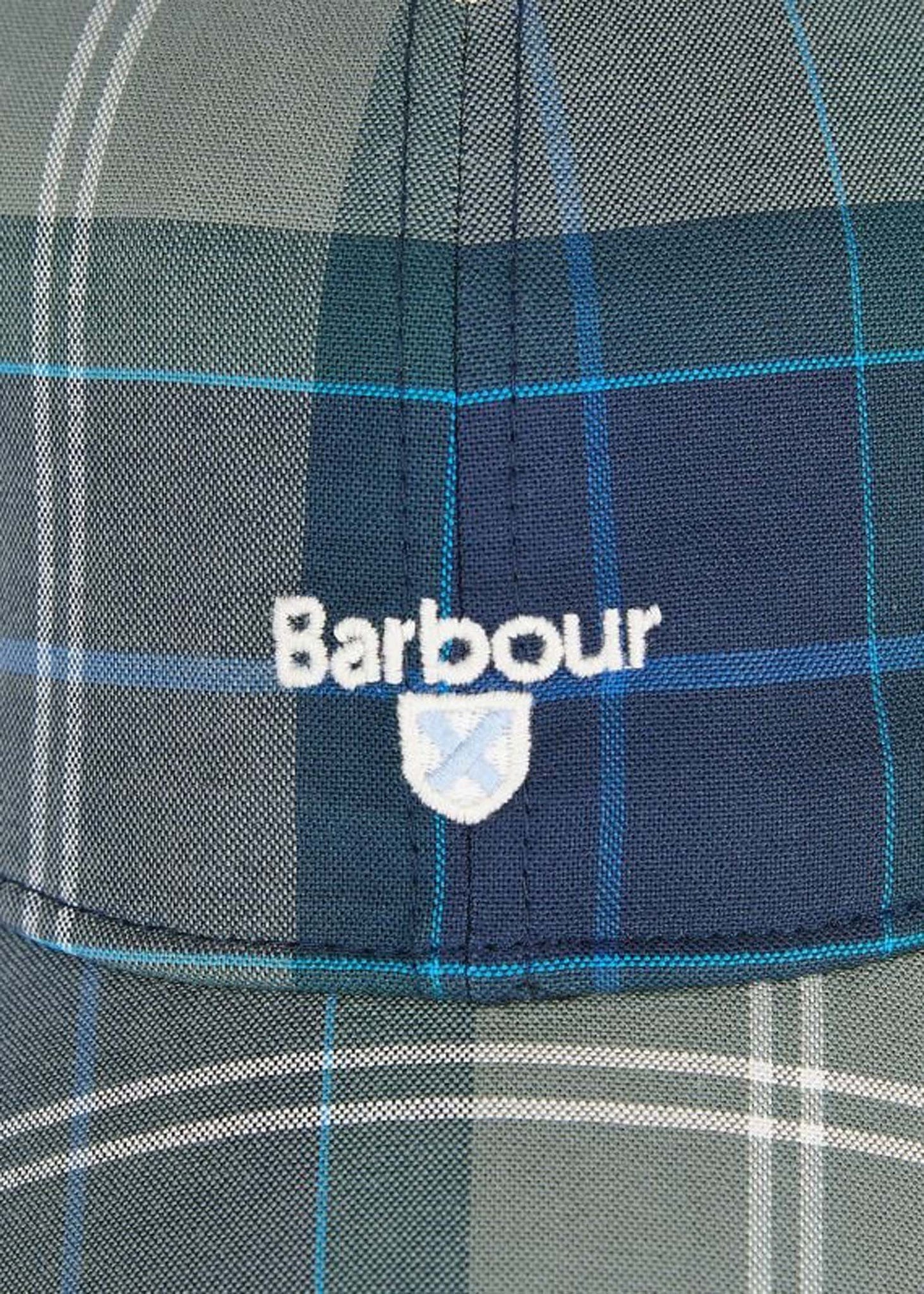 Tartan sports cap - kielder blue