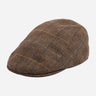 Barbour Petten Cheviot flat cap - brown herringbone