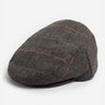 Barbour Petten Wilkin flat cap - charcoal herringbone