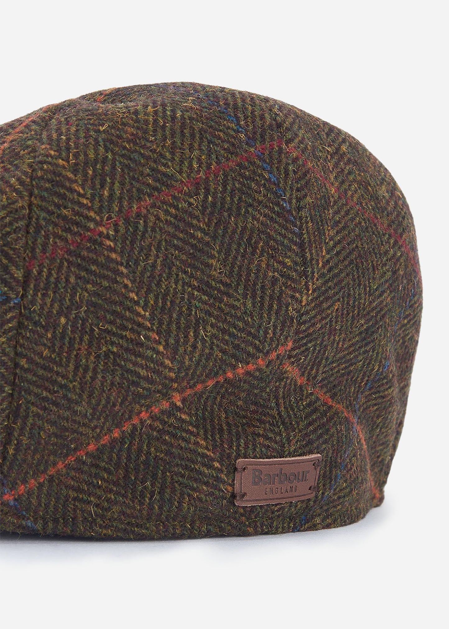 Barbour Petten Wilkin flat cap - olive herringbone