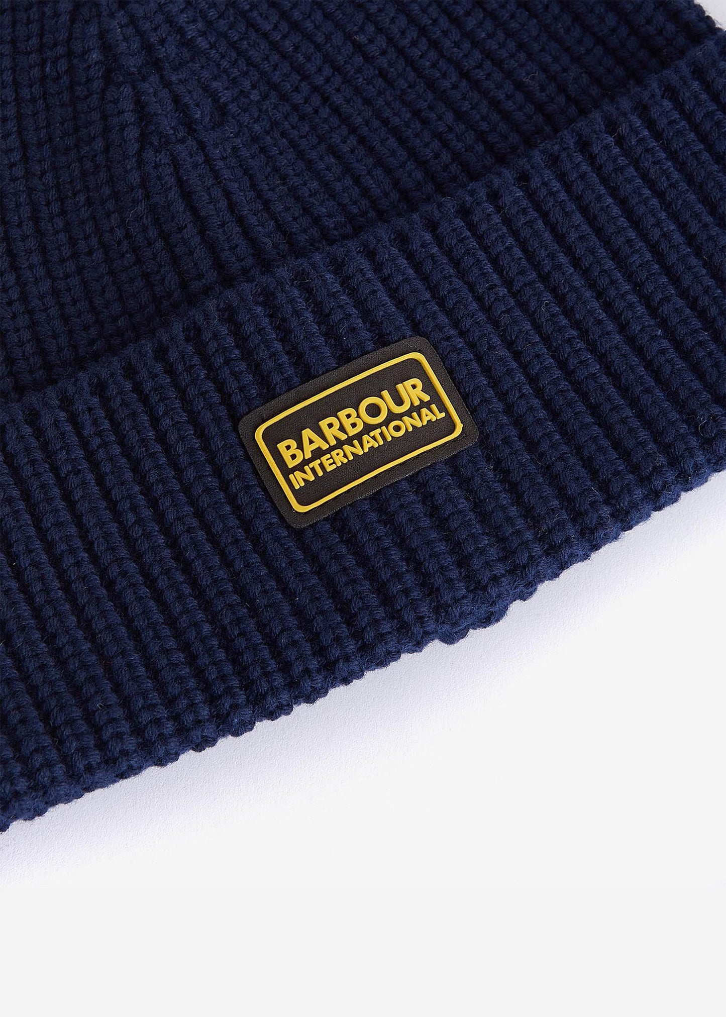 Barbour International Mutsen Sweeper legacy knit beanie - navy