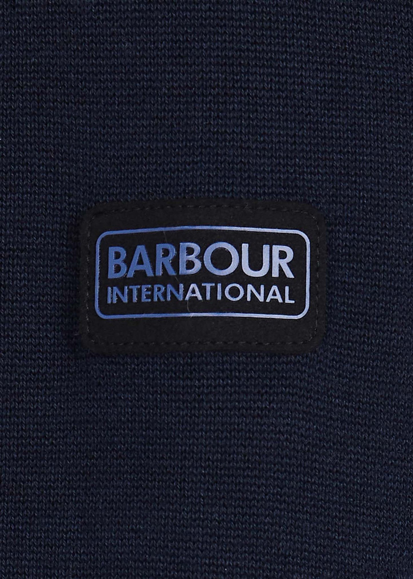 Barbour International Truien Cotton half zip knit - international navy