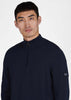 Barbour International Truien Cotton half zip knit - international navy