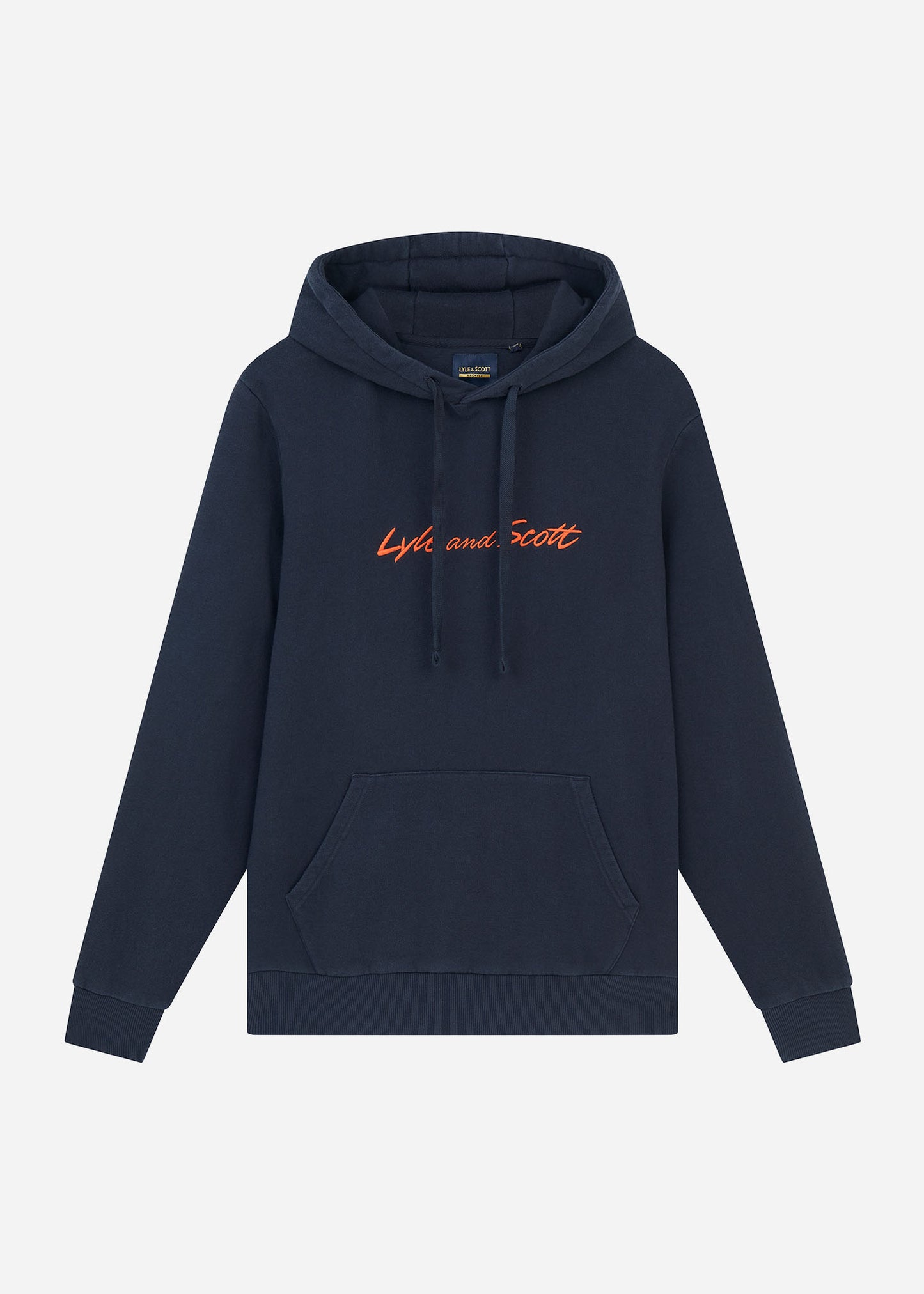 Lyle & Scott Hoodies Embroidered logo hoodie - dark navy sorrel orange