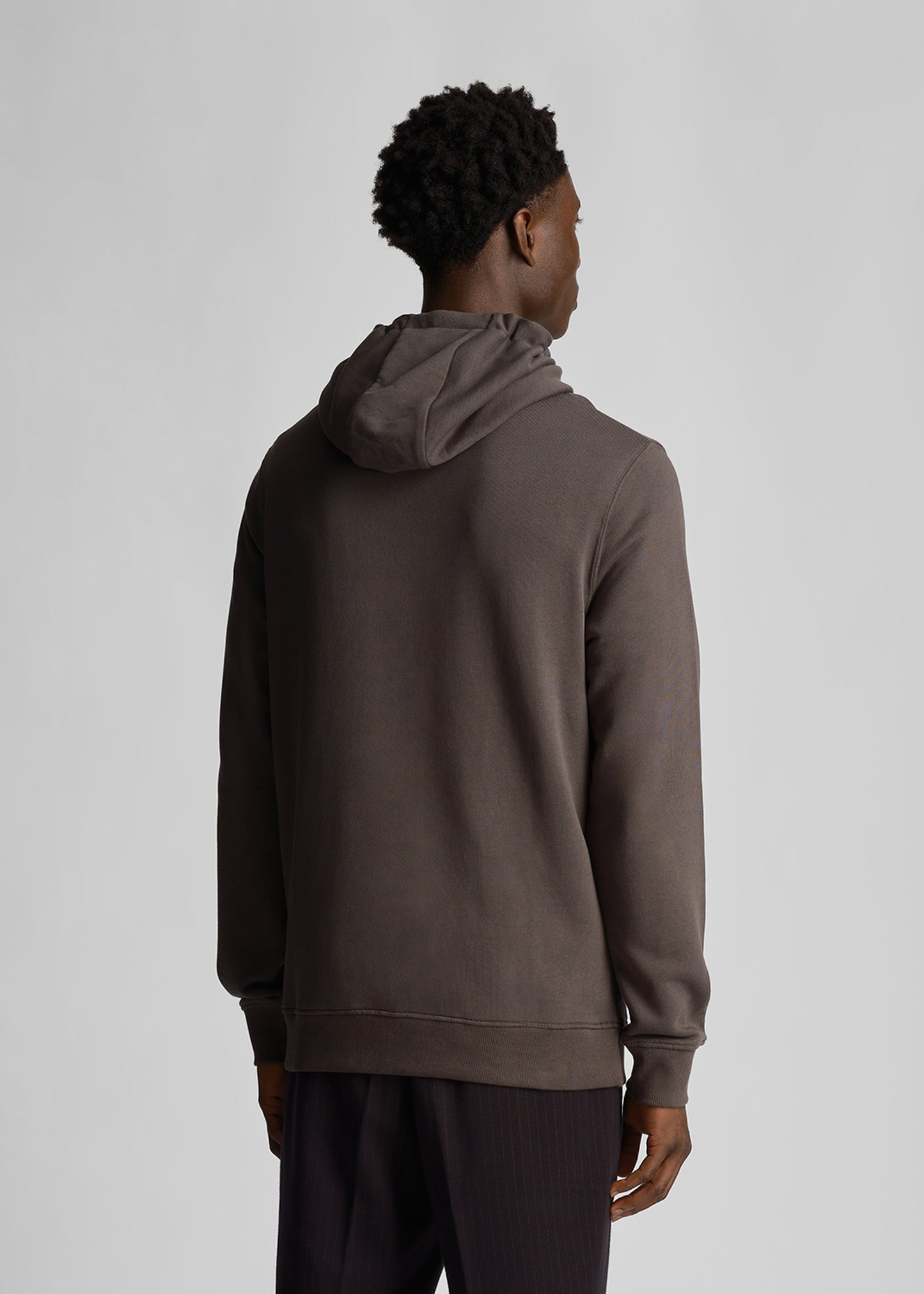 Lyle & Scott Hoodies Tonal eagle pullover hoodie - gunmetal