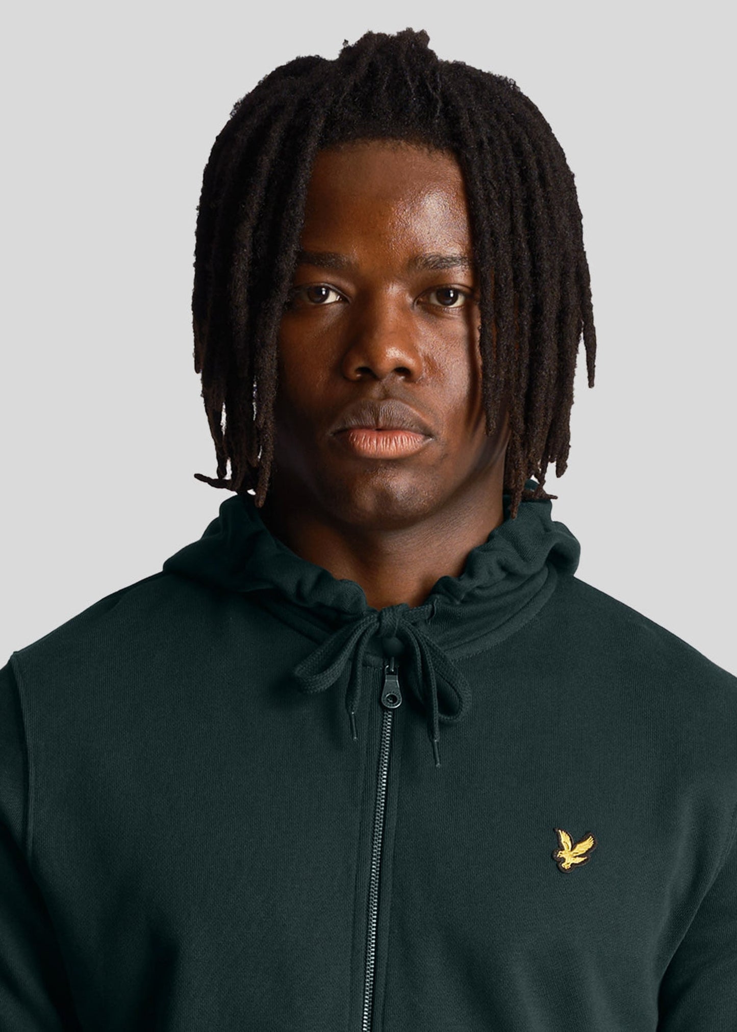 Lyle & Scott Vesten Zip through hoodie - dark green