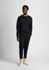 Lyle & Scott Truien Tonal eagle crew neck sweatshirt - jet black
