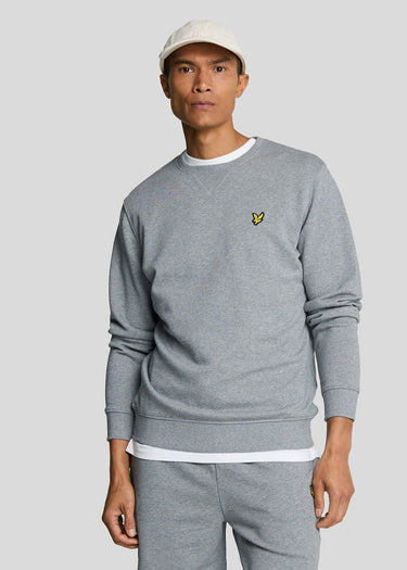 Lyle & Scott Truien  Crew neck sweatshirt - mid grey marl