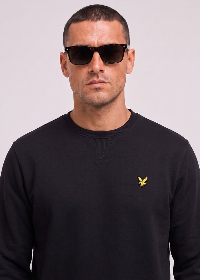 Lyle & Scott Sweaters Crew neck sweatshirt - jet black
