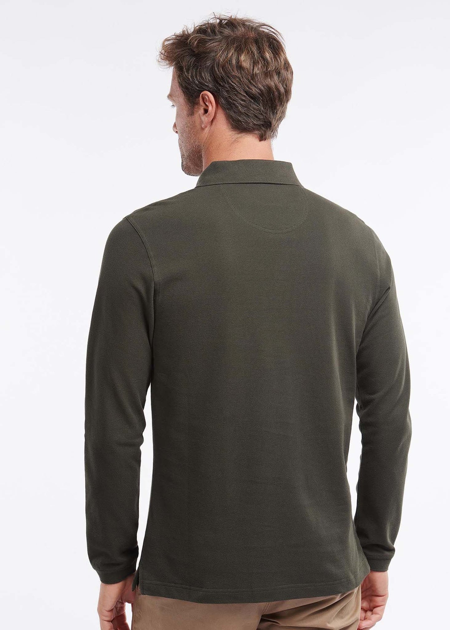 Barbour Longsleeve Polo's Essential l/s sports polo - forest