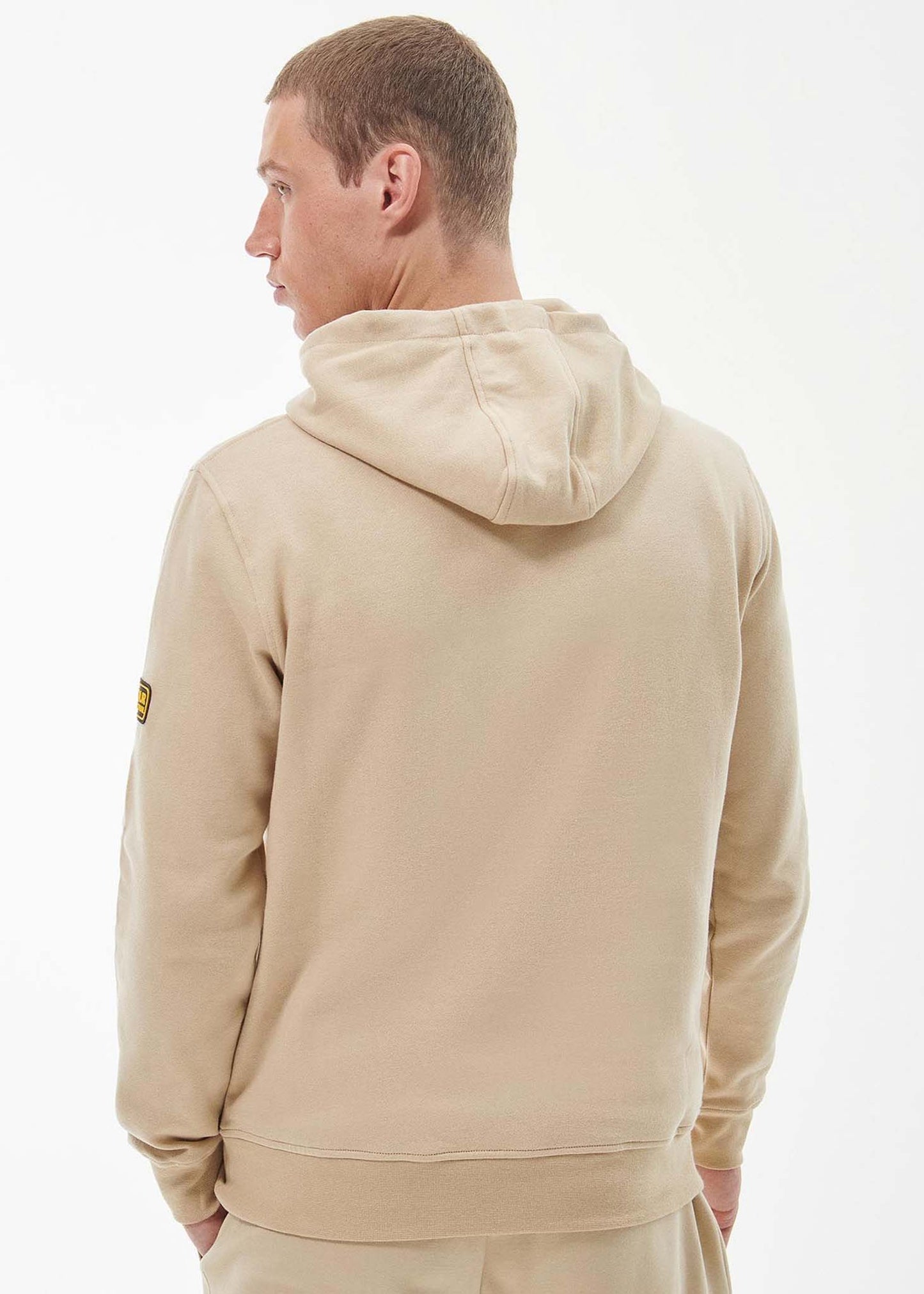 Barbour International Hoodies Badge half zip hoodie - lt stone