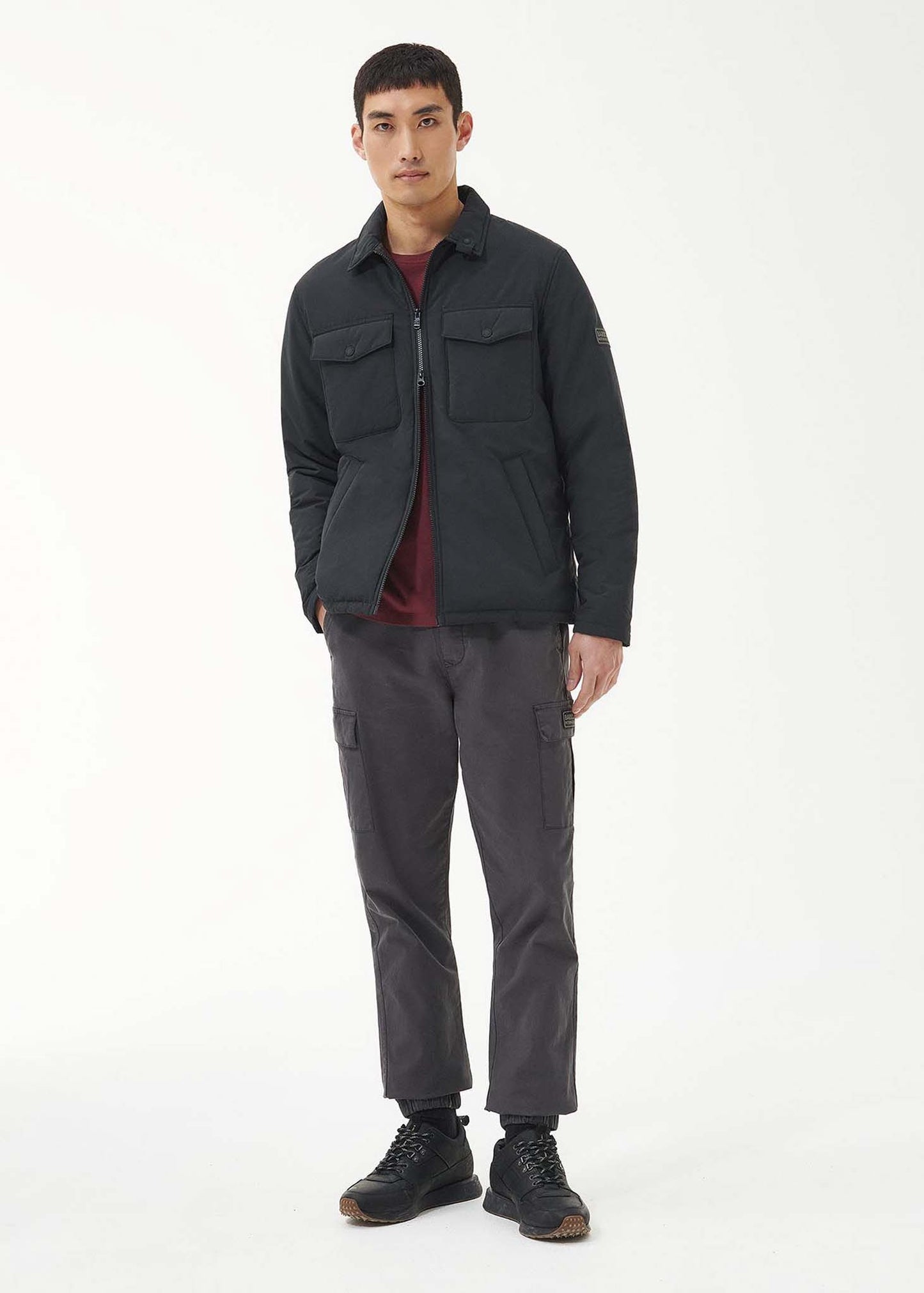 Barbour International Jassen District quilt - black